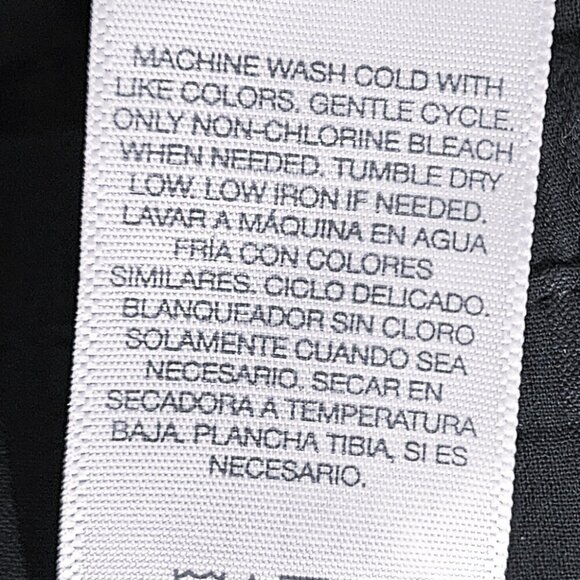 NWT Time and Tru Women's Black Long Sleeve Top - 2X (20W-22W) - Picture 8 of 10